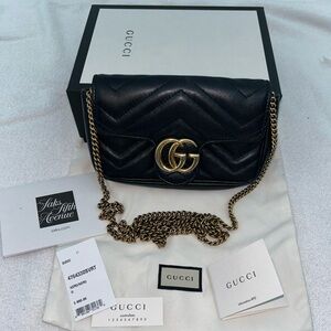 Gucci Marmont Matelasse Super Mini Purse